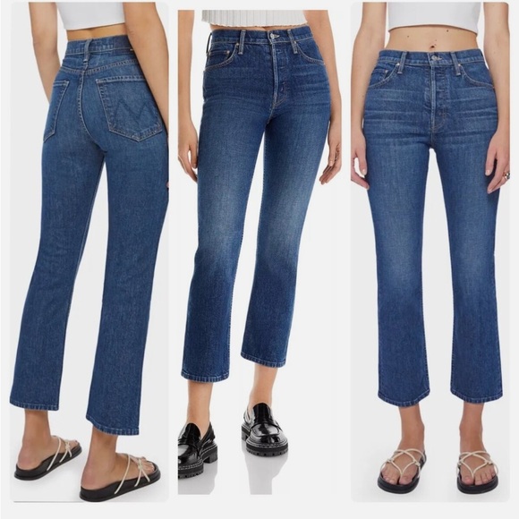 Mother Superior The Tomcat Ankle Jeans in Cannonball Wash Button Fly 25 - Picture 3 of 9